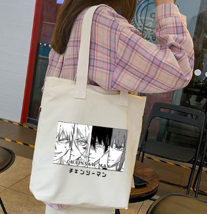 Amazon.co.jp: QHY チェンソーマン 手提げ袋 トートバッグ 手提げ